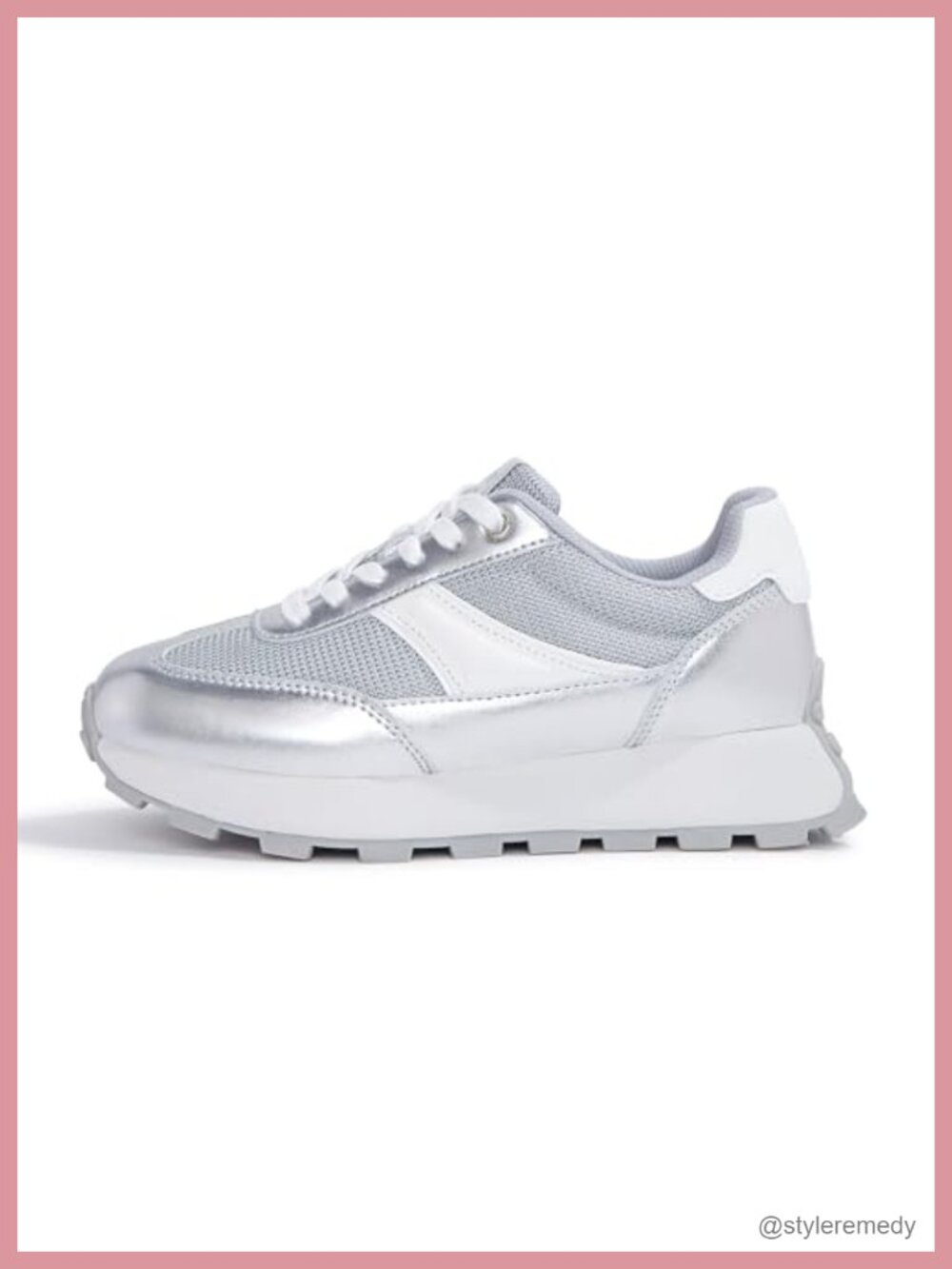 LUCKY STEP Women Platform Retro Sneakers Classic Footwear Memory Foam Walking